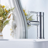 Aquacubic cUPC certified Stainless Steel Brushed Nickel Bathroom Basin Tap Lavatory Faucet