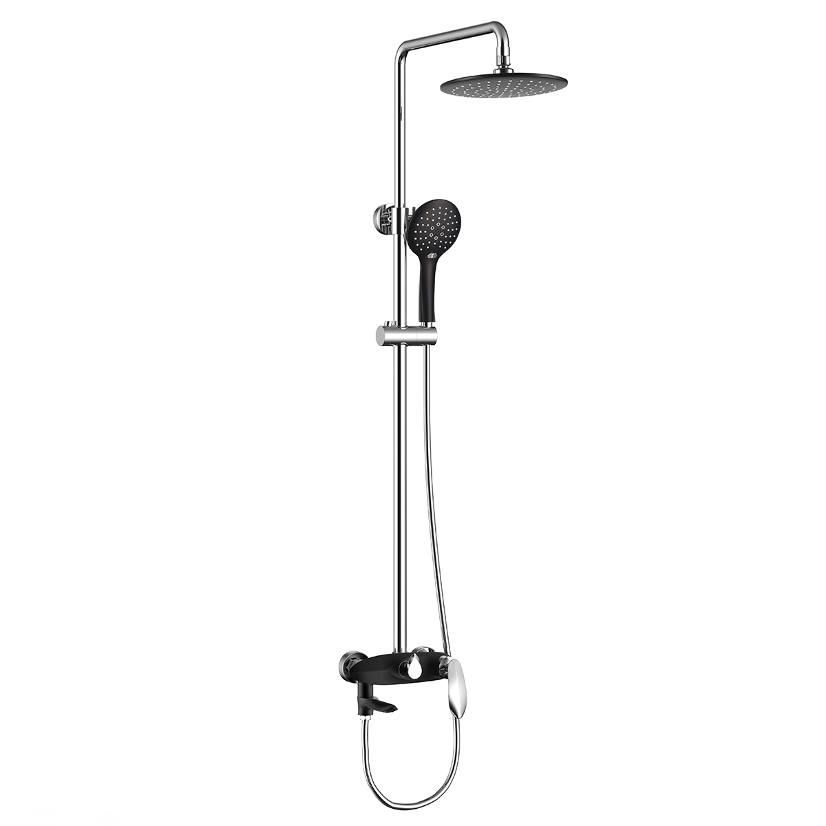 Bathroom Brass Faucet Rain Shower System Faucet Set