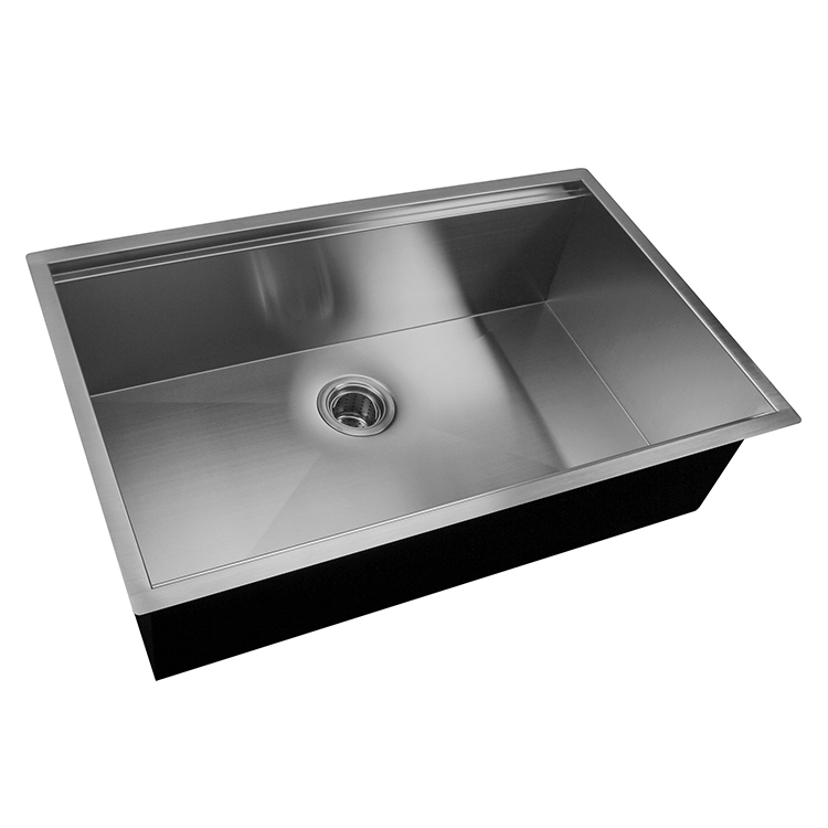  Modern Luxury Stainless Steel Undermount Workstation Kitchen Sink with Ledge and Accessories