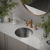 Wholesale Commercial Hand Wash Laundry Hotel Undermount Decorated Stainless Steel Round Hotel Bathroom Sink
