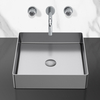 Wholesale Top Quality Square Shape Bathroom Furniture Art Basin Ware Stainless Steel Kitchen Sink