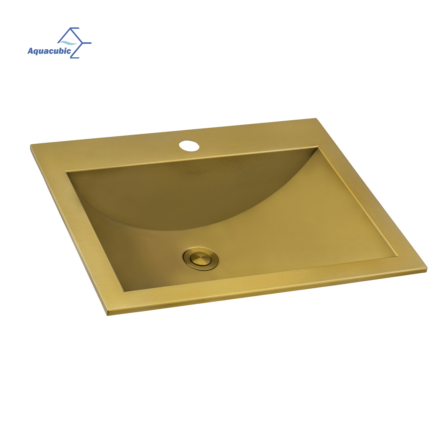 Luxury Deep Bathroom Cabinet Topmount Wash Sink SUS304 Stainless Steel Bowl Basin Sink