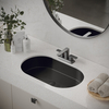 Factory Customized Size Stainless Steel Undermount Water Basin Oval Single Bowl Bathroom Sink