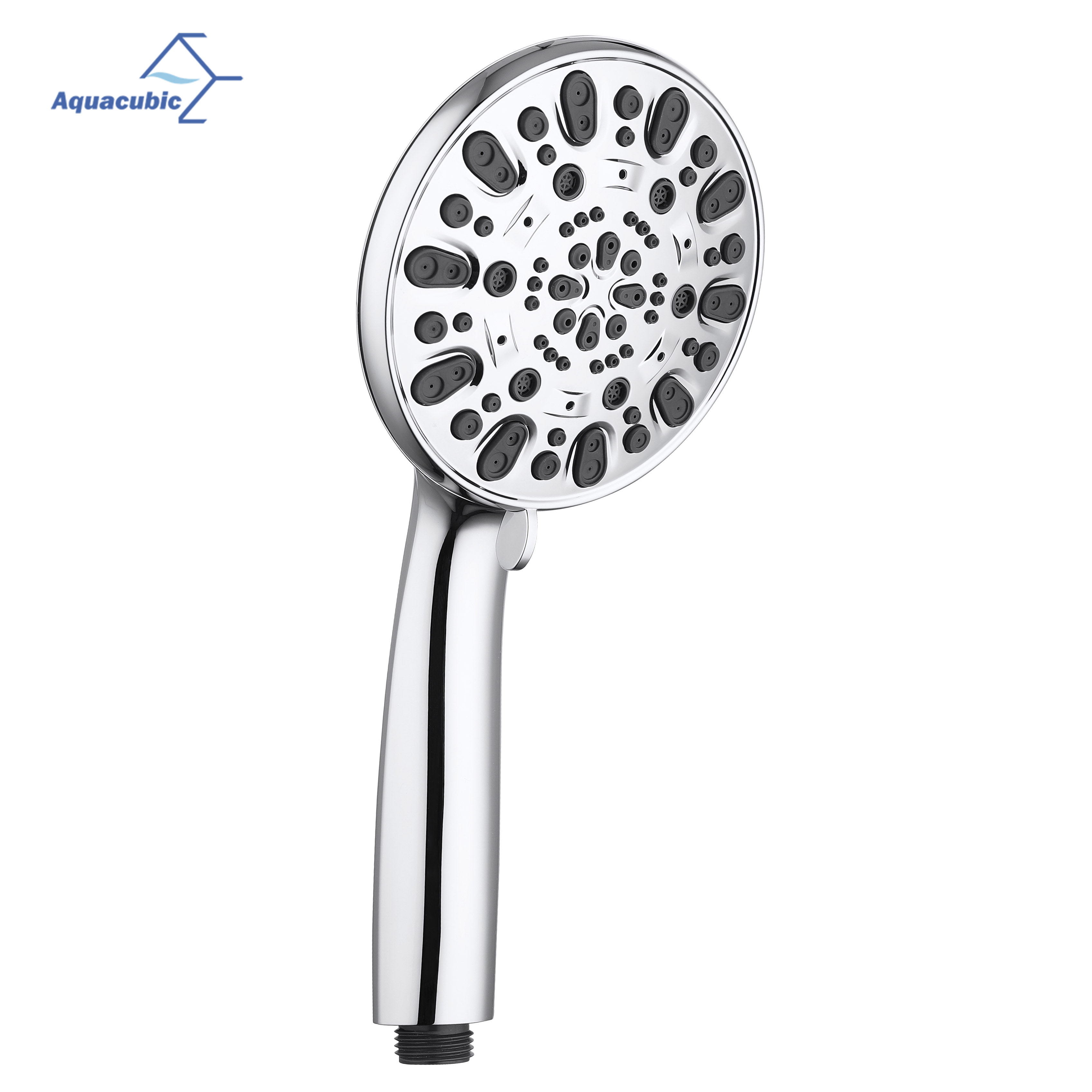 Handheld Showerhead & Rain Shower Combo Shower Head System Hose 3-way Water Diverter with Stainless Steel 5" Face Dual 2 in 1