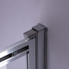 China Factory Chrome Clear Glass Flat Sliding Folding Bathtub Sliding Shower Door Shower Screen Panel