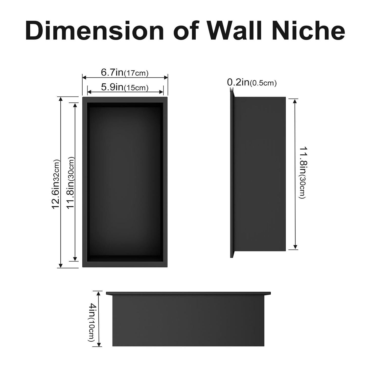 Bathroom Accessories Hotel Wall Mounted Shower Shelves Wall Niche Stainless Steel Soap Shampoo Storage Cabinet Display Niche