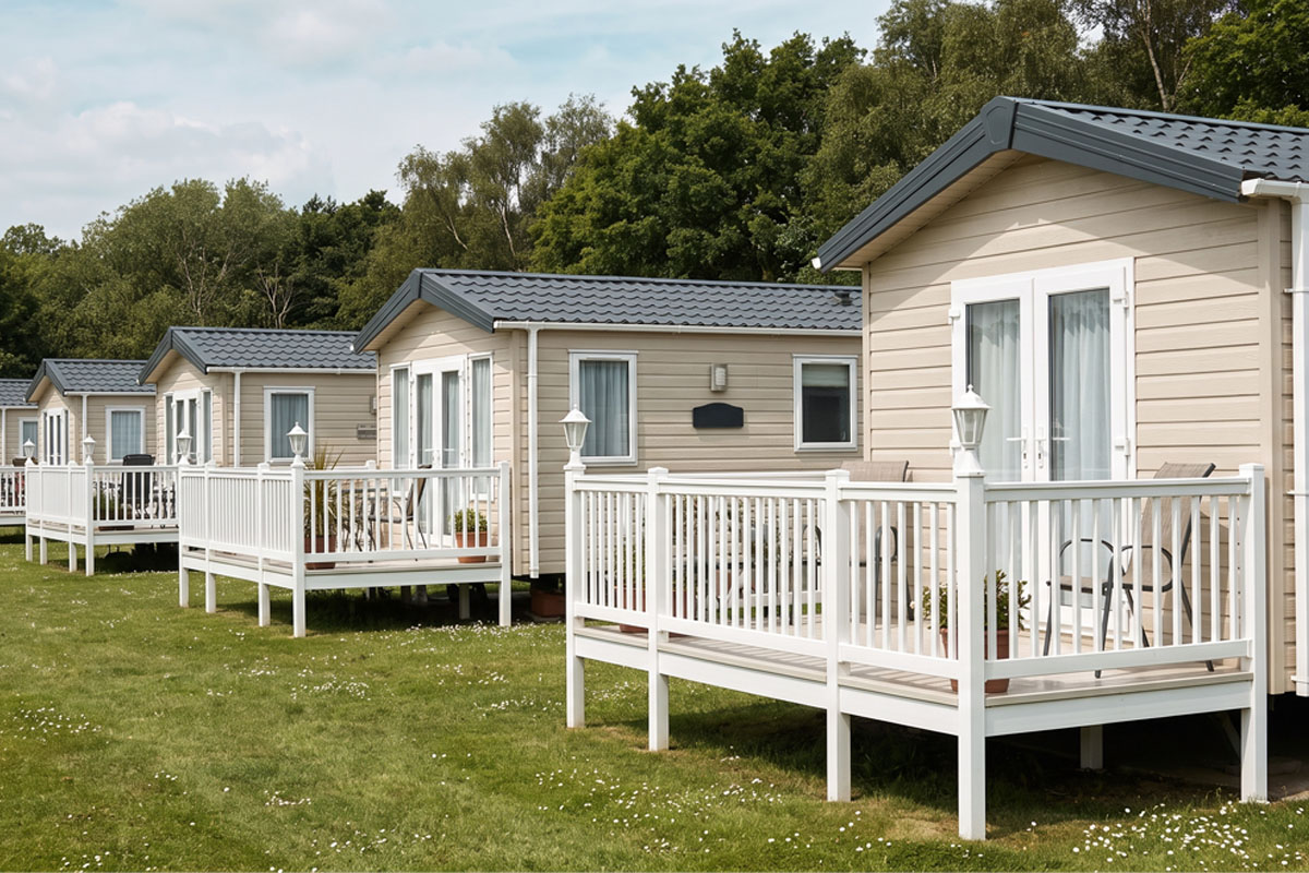 Space-efficient manufactured home and RV kitchen and bath application
