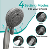 ADA Compliant Slide Bar Shower Set, 250lb Grab Bar Stainless Steel | Accessible Project Supplier