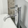 Single Handle Waterfall Basin Faucet, Polished Chrome Solid Brass | Premium Project Supplier