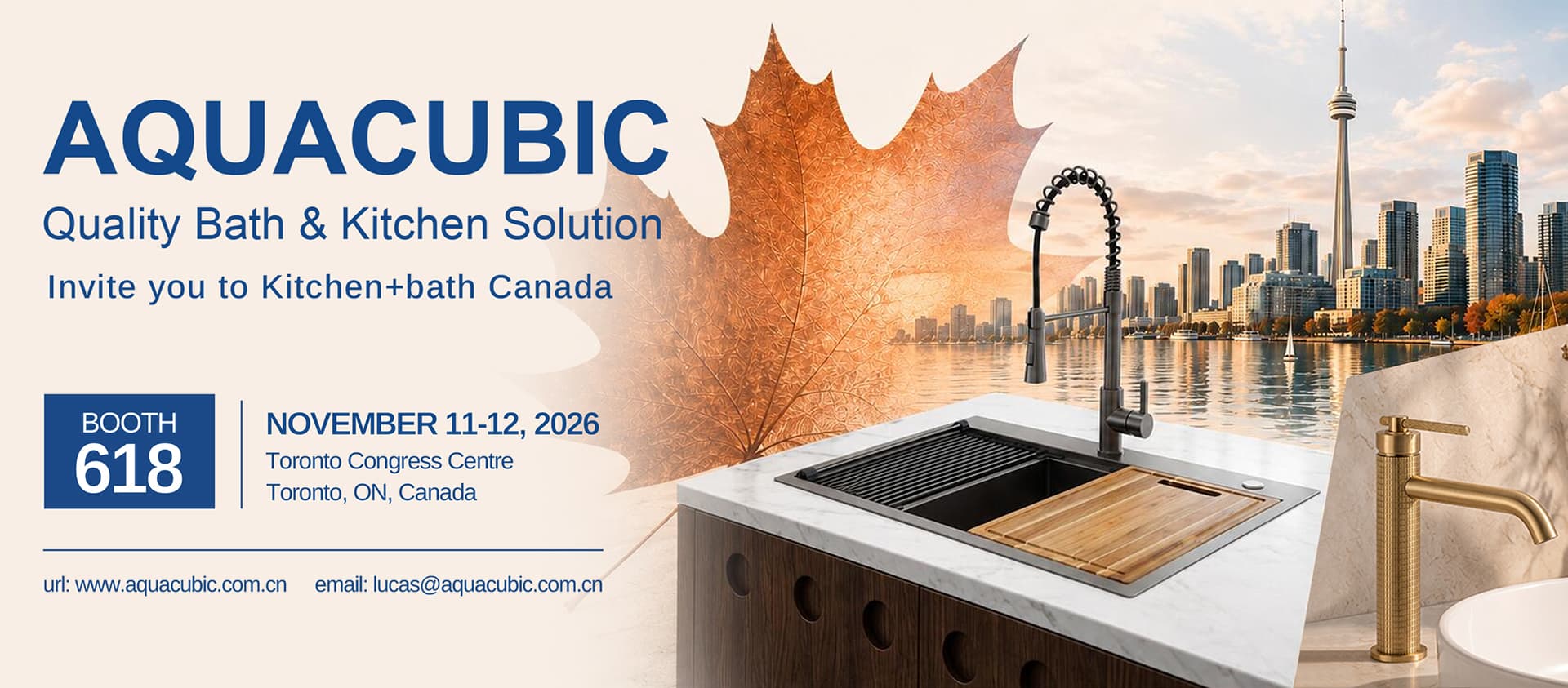 Invite you to Kitchen+bath Canada