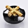 Concealed Shower Set Brass Wall Mounted Rainfall Shower System Single Handle Bathroom Mixer Set