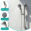 ADA Compliant Slide Bar Shower Set, 250lb Grab Bar Stainless Steel | Accessible Project Supplier