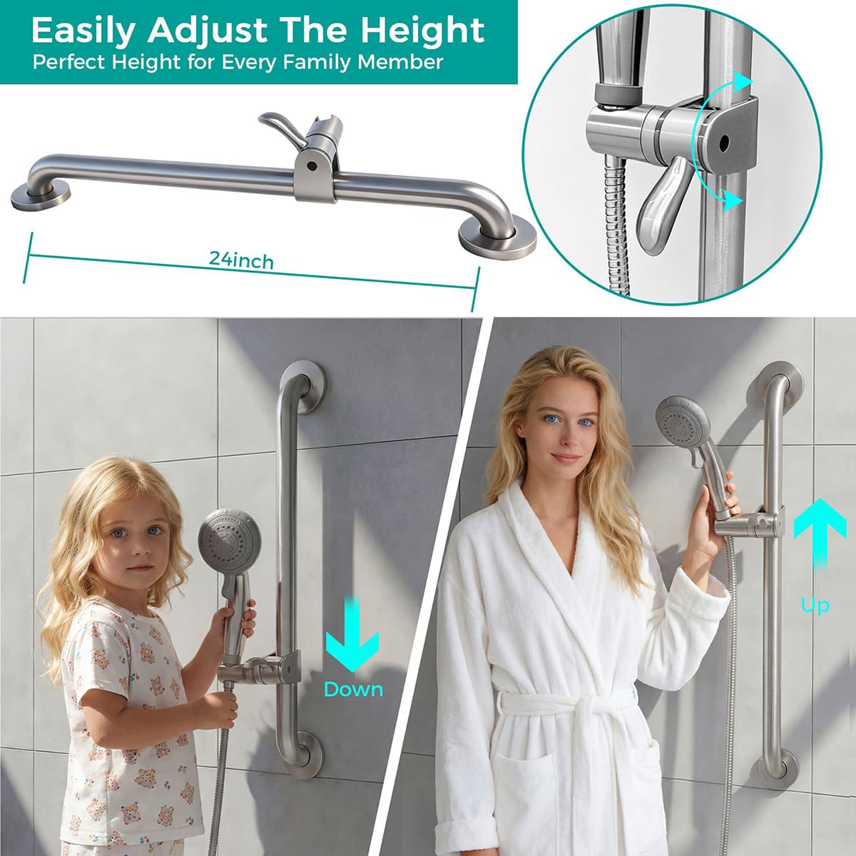 Slide Bar Shower Set (4)