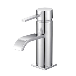 Single Handle Waterfall Basin Faucet, Polished Chrome Solid Brass | Premium Project Supplier