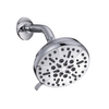 5 Inch High Pressure 5 Spray Modes Chlorine Heavy Metal Removal Bathroom Filtered Showerhead