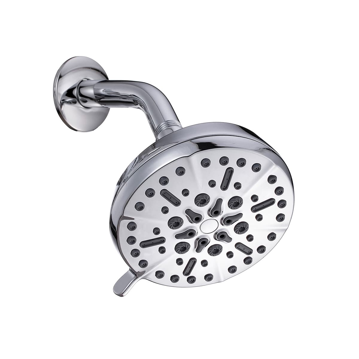 5 Inch High Pressure 5 Spray Modes Chlorine Heavy Metal Removal Bathroom Filtered Showerhead
