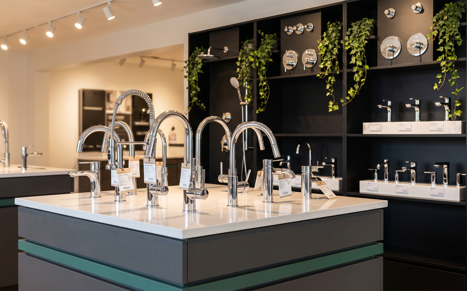 German Marketplace Faucet Line application image
