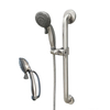 ADA Compliant Slide Bar Shower Set, 250lb Grab Bar Stainless Steel | Accessible Project Supplier