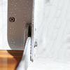 Wall Mount Folding Shower Seat, Teak Wood & Aluminum, 400lb ADA | Senior Care Project Supplier