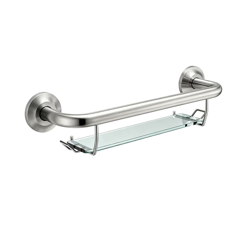 16" Straight Grab Bar, 500lb SUS304 Stainless Steel, ADA | Commercial Project Supplier