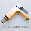 Single Hole Solid Brass Basin Faucet, Chrome Finish | Standard Bulk Project Supplier