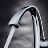Modern Single Handle Solid Brass High Arc Basin Bathroom Vanity Faucet